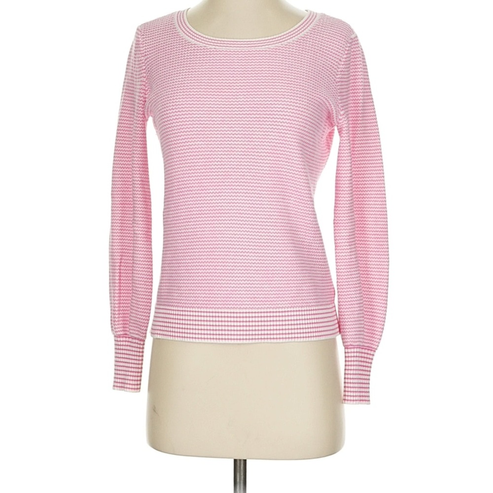 Talbots Pink Striped Sweater